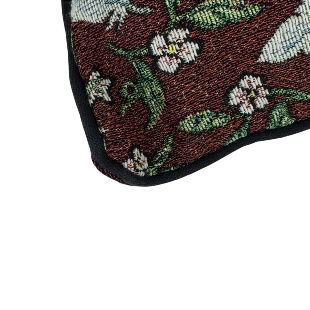 Rooster Tapestry Pillow Multicolor Farmhouse Country Floral Square Home Decor - Picture 7 of 12